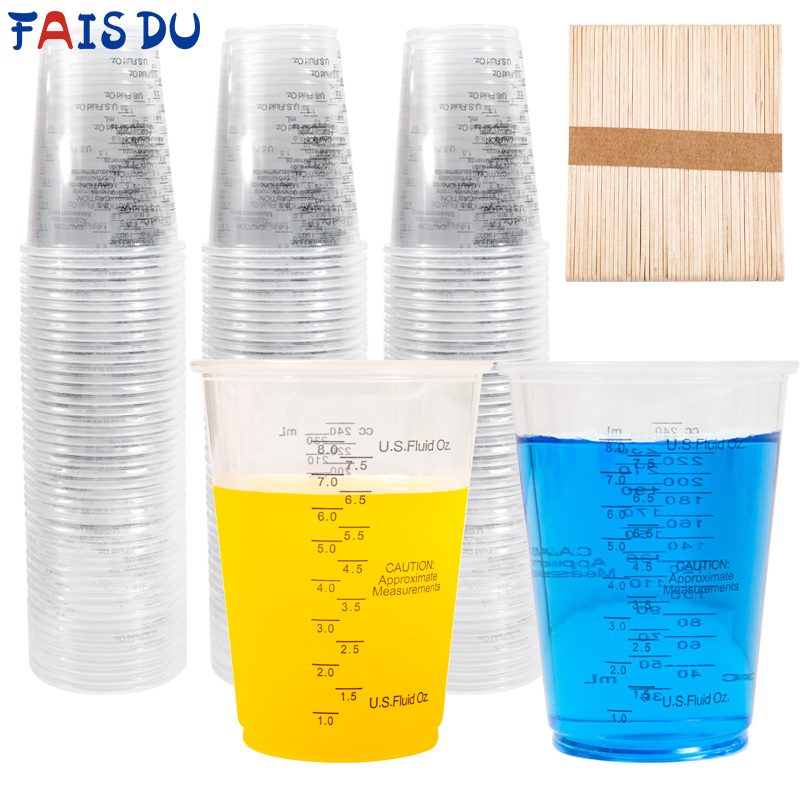 Mixing Cup Silicone - FAIS DU Vasos medidores desechables con