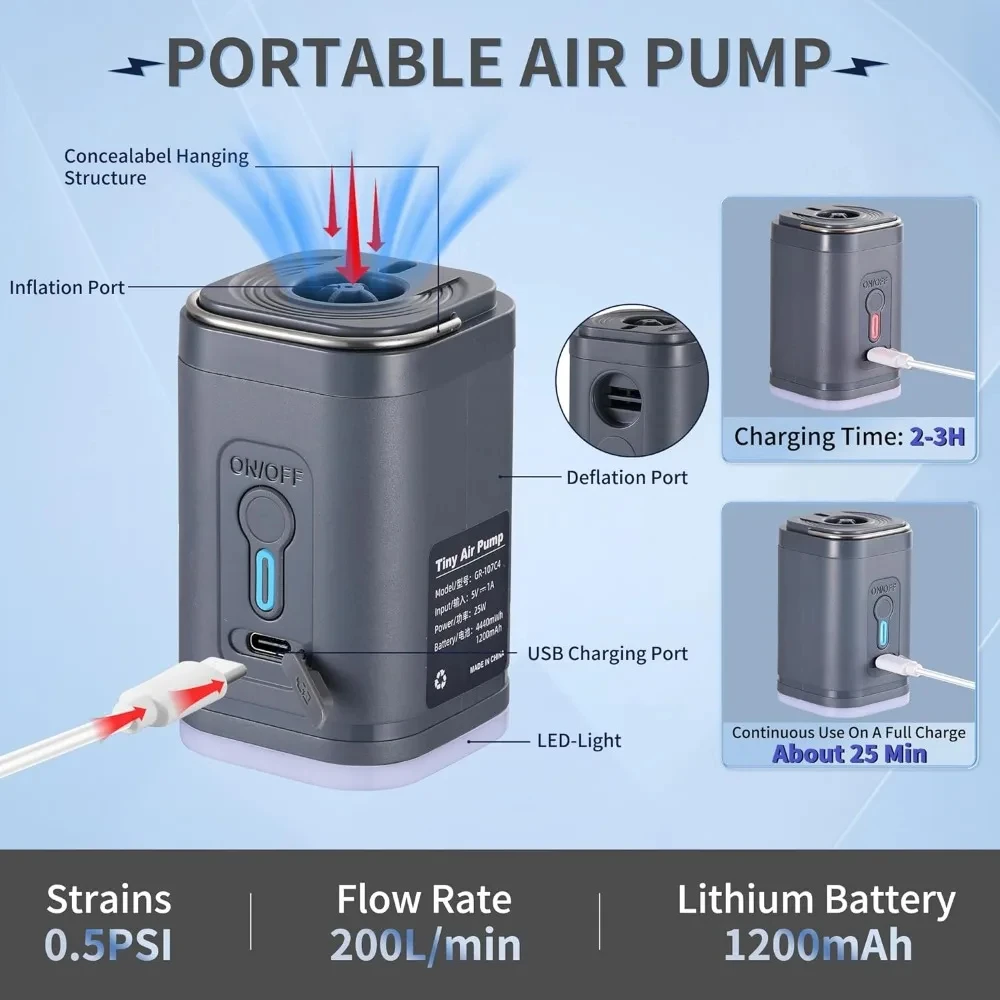 Vacuum Chamber Small - Mini Bomba de Aire Portátil con