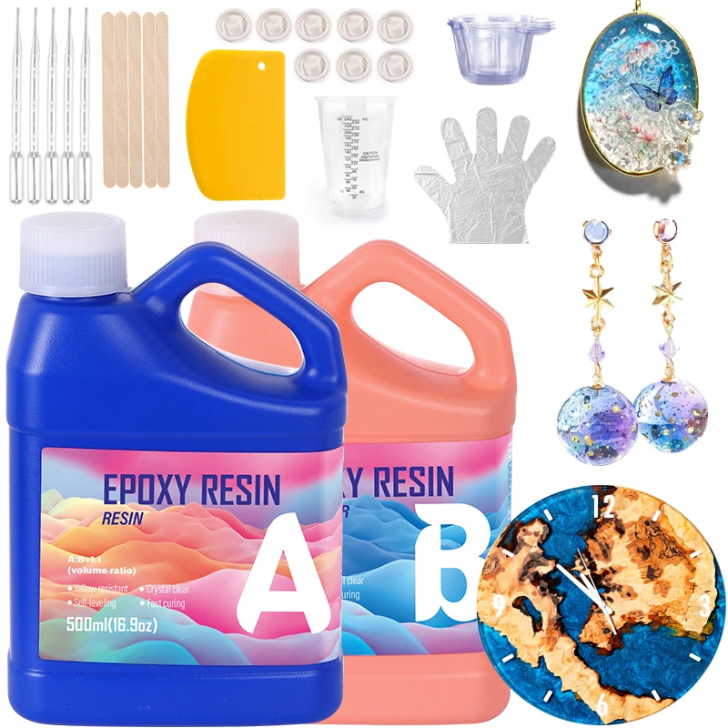 Resin Jewelry Kit - Kit de Resina Epoxi Fácil de