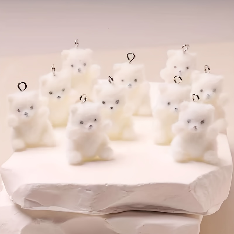 Resin Crafts Diy - 6 piezas de dijes de resina