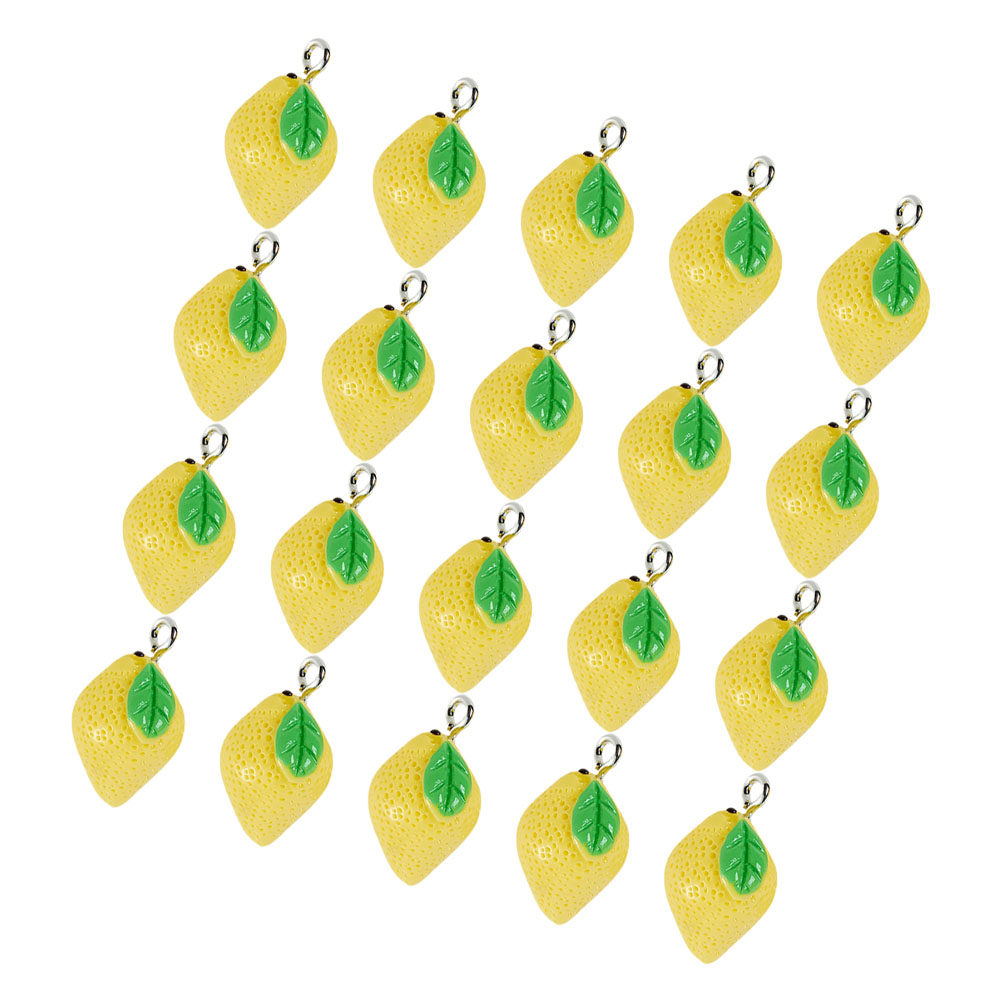 Resin Crafts Diy - 20 Piezas de Dijes de Limón