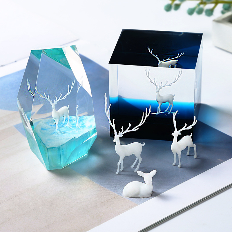 Resin Ocean Wave Mold - SNASAN 6 piezas 3D Micro Cisne