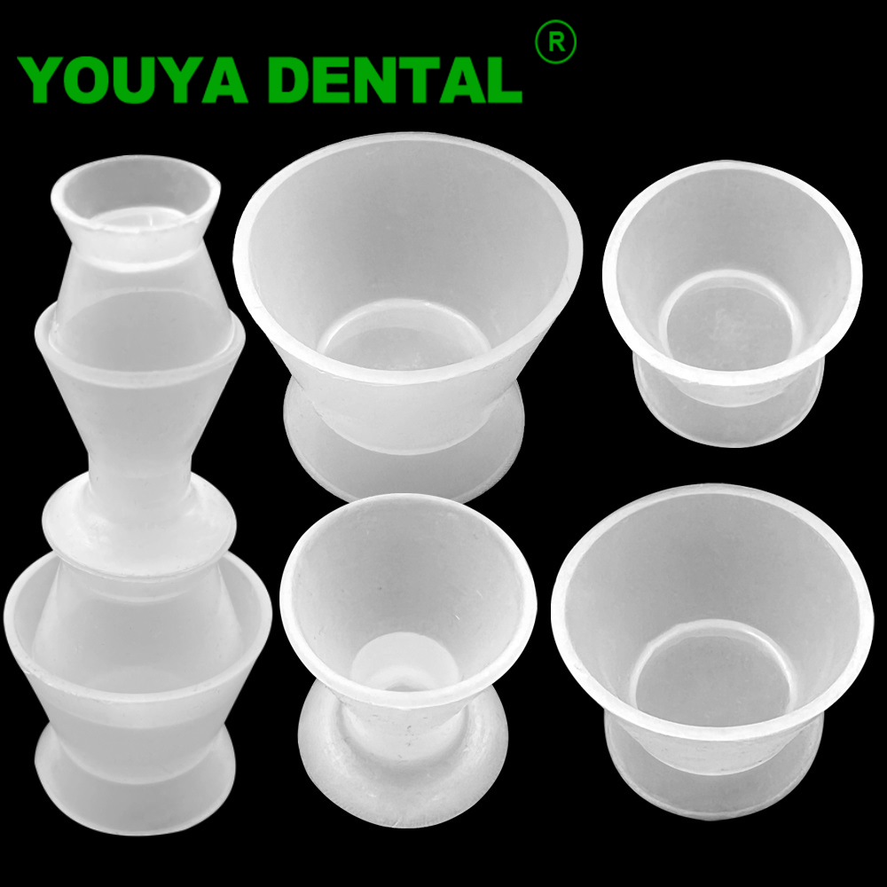 Mixing Cup Silicone - 4 unids/set tazón de mezcla Dental