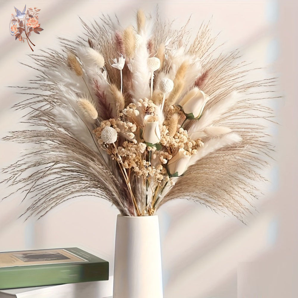 80 Piezas de Flores Secas Arti - Dried Flower Bulk reseña y precio