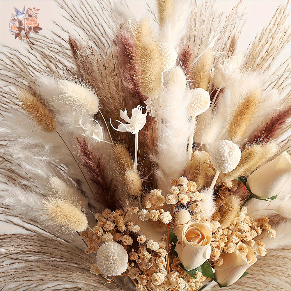 80 Piezas de Flores Secas Arti - Dried Flower Bulk reseña y precio