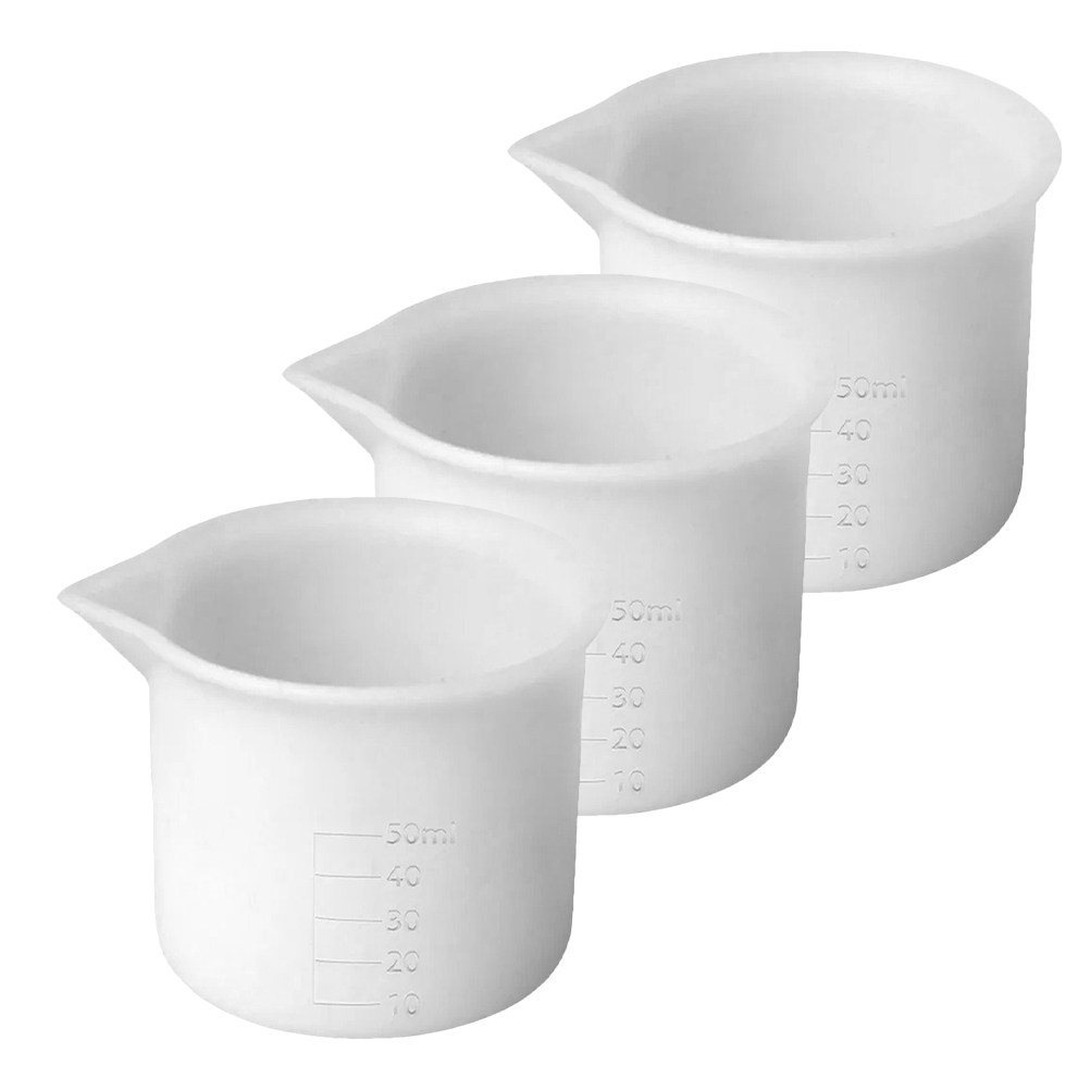3 piezas de vasos medidores de - Mixing Cup Silicone reseña y precio