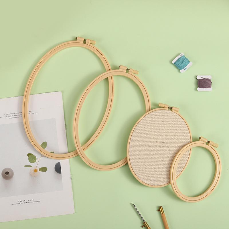 Aros de bordado ovalados de pl - Wood Ring Blank reseña y precio