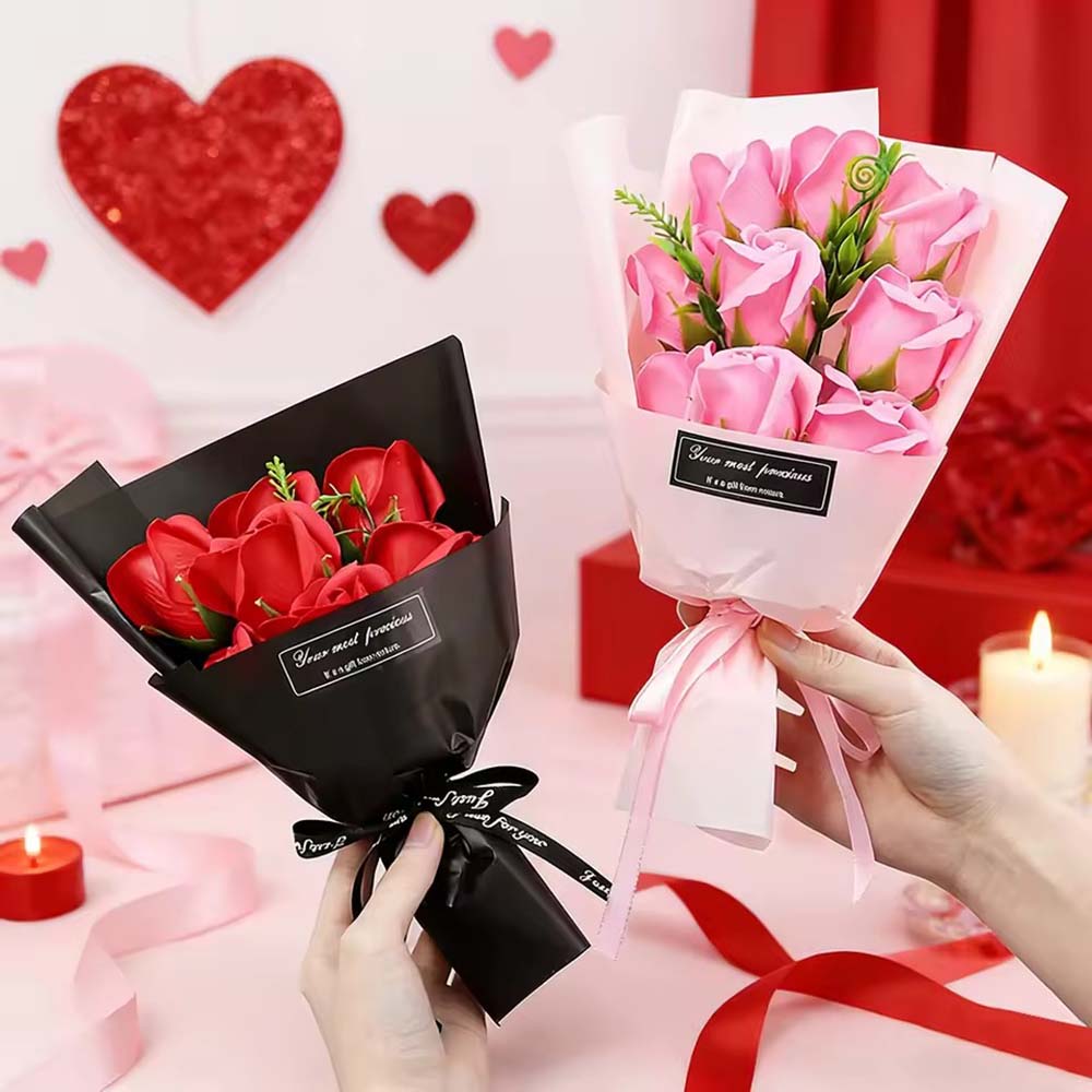 Ramo de 9 Rosas de Jabón, Flor - Dried Flower Bulk reseña y precio