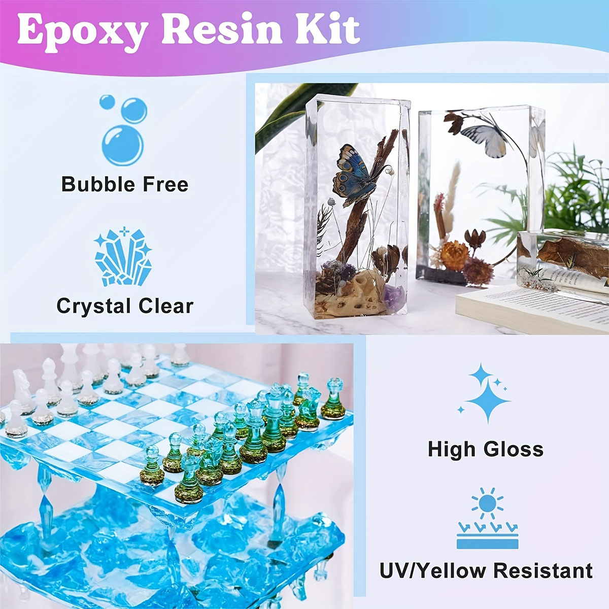 Kit de resina de fundición tra - Resin Jewelry Kit reseña y precio