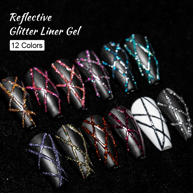 Set de Esmalte de Uñas en Gel  - Resin Glitter Pack reseña y precio