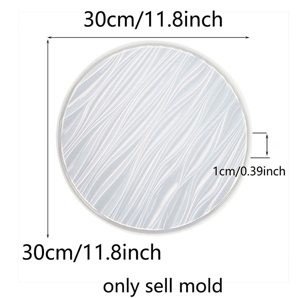 Molde de silicona grande redon - Coaster Mold Round reseña y precio