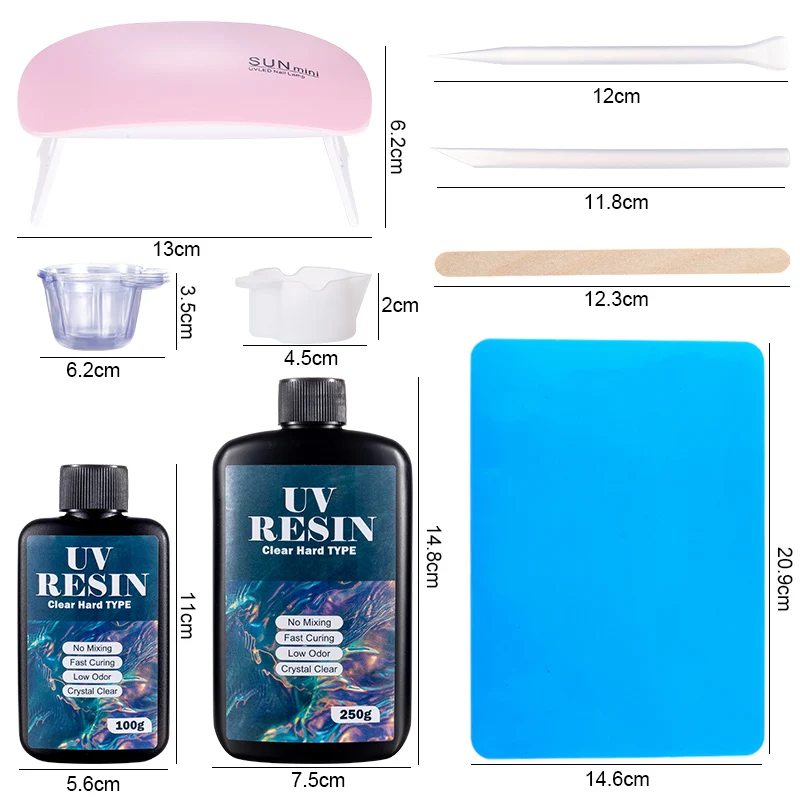 Kit de pegamento de resina UV  - Epoxy Uv Resin Kit reseña y precio