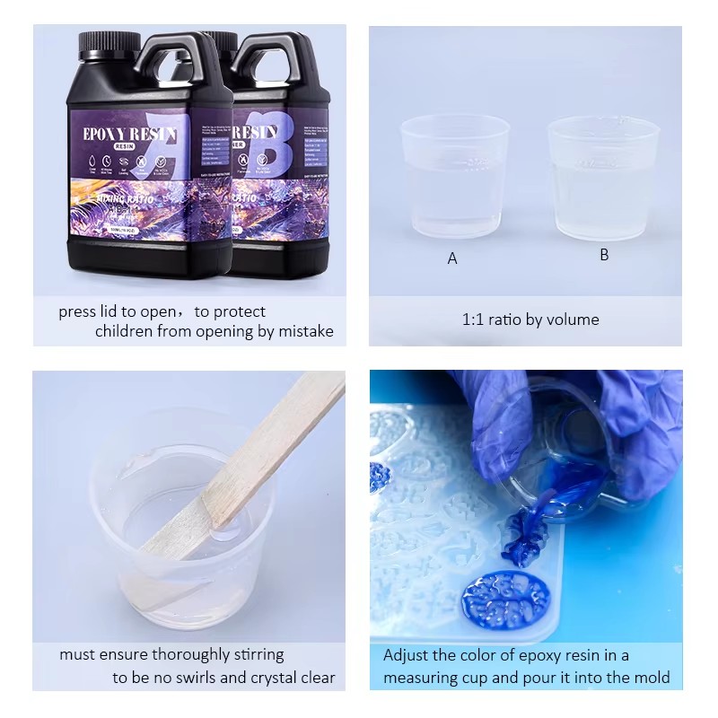 Kit de resina Epoxy 1:1 Easy M - Resin Jewelry Kit reseña y precio