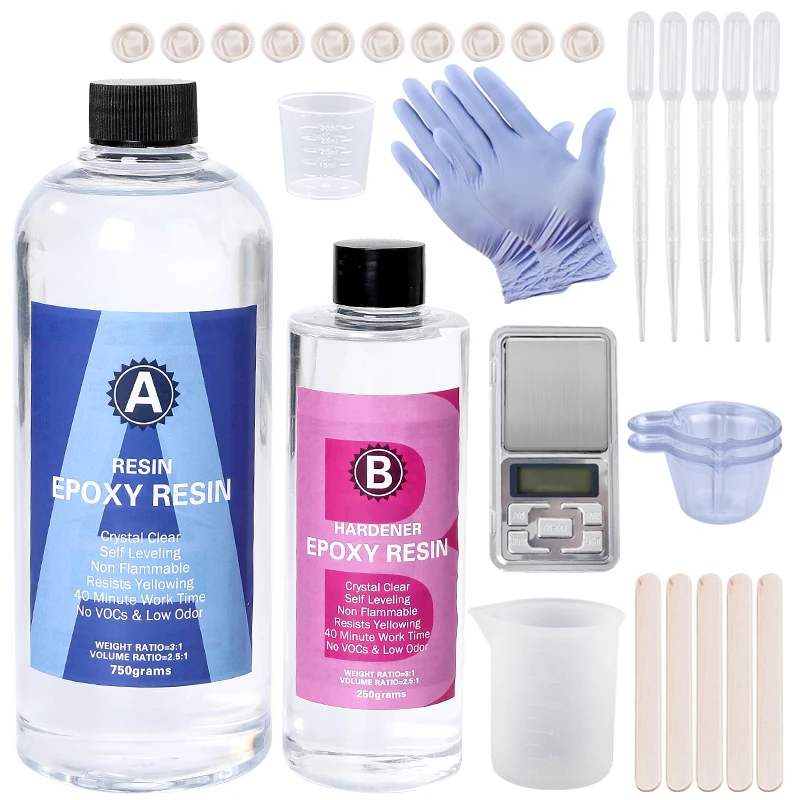 Kit de resina epoxi transparen - Mixing Cup Silicone reseña y precio