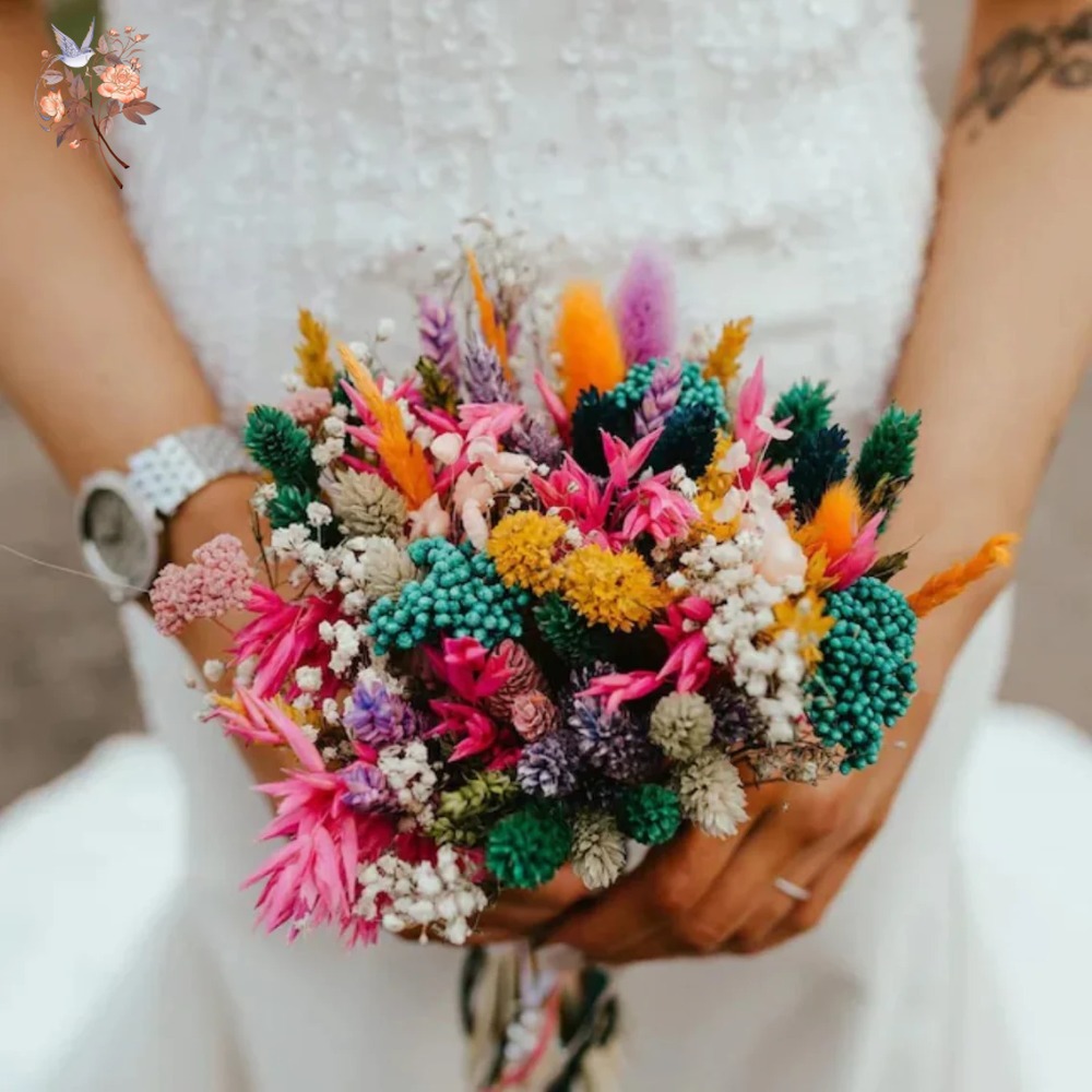 Ramo de boda de flores secas c - Dried Flower Bulk reseña y precio