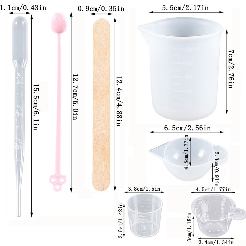 Kit de herramientas de resina  - Mixing Cup Silicone reseña y precio