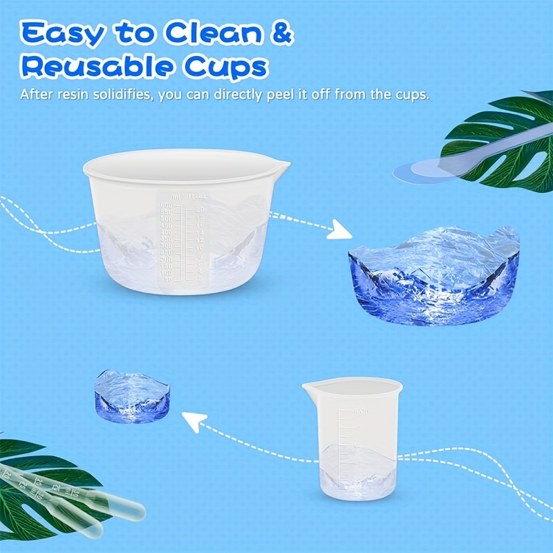 Tazas Medidoras de Silicona pa - Mixing Cup Silicone reseña y precio