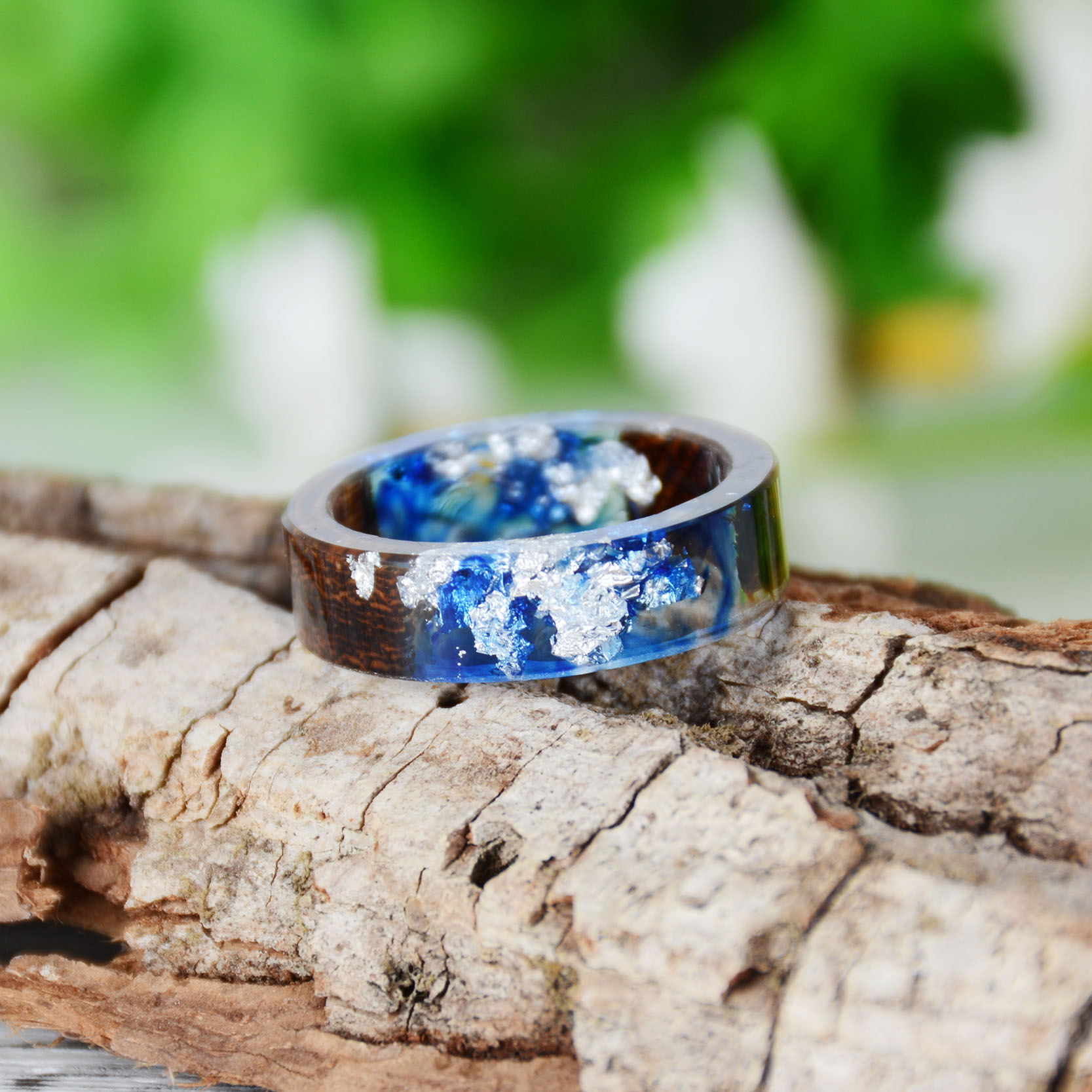Anillo creativo de resina de m - Dried Flower Bulk reseña y precio