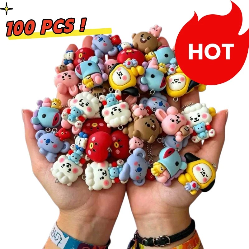 7 piezas de dijes de resina BT - Resin Crafts Diy reseña y precio