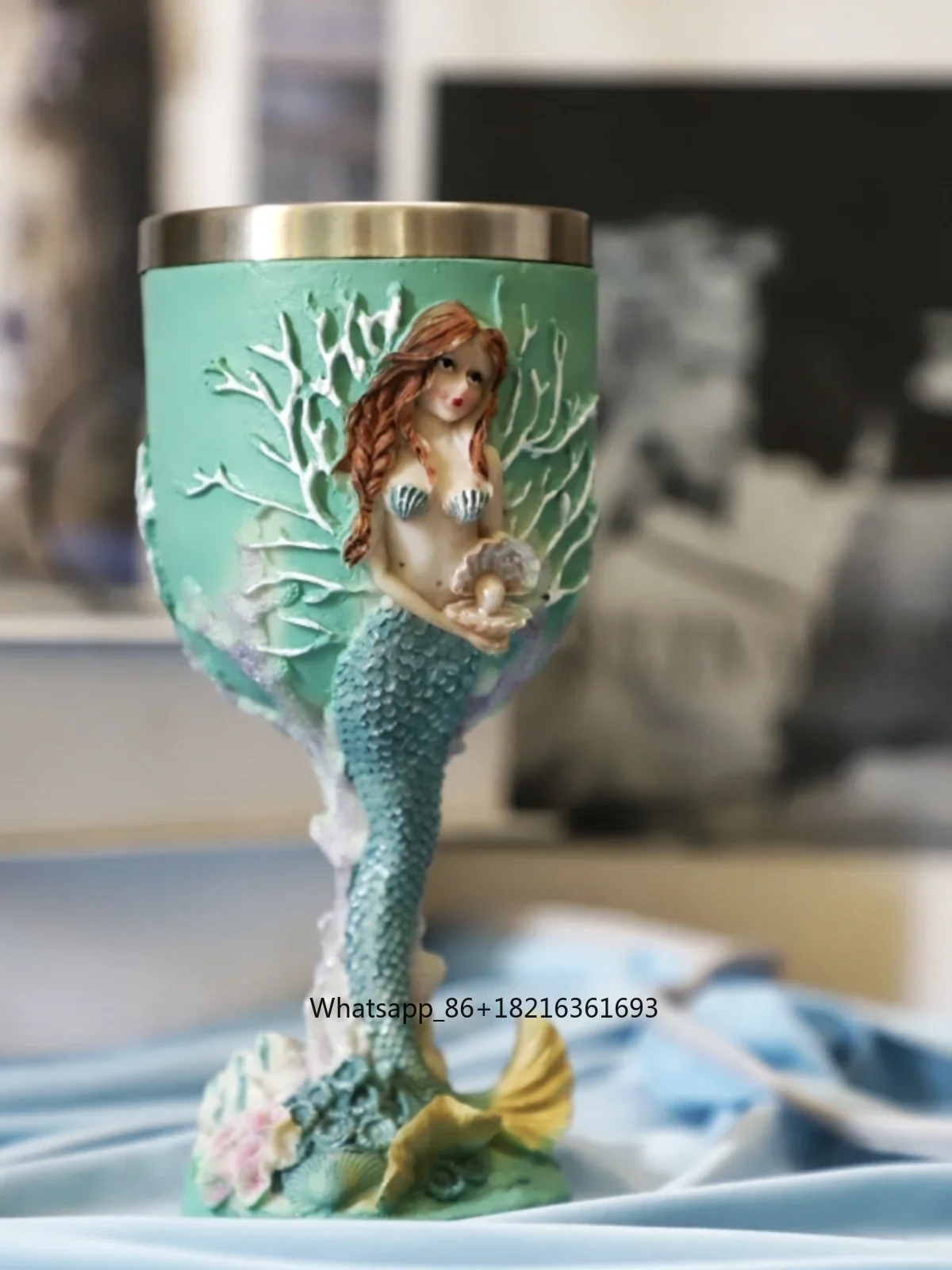 Copa de vino de acero inoxidab - Crafting Resin reseña y precio