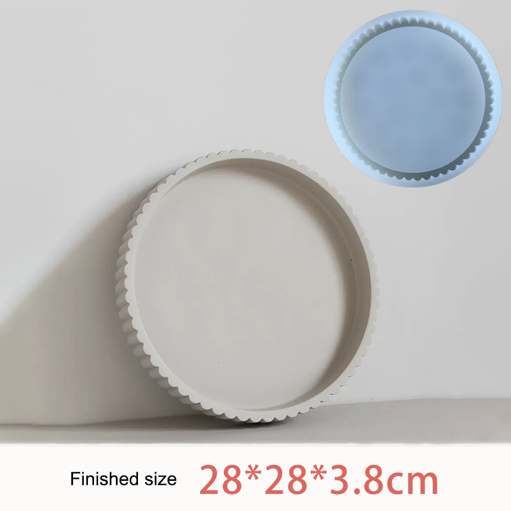 Bandeja de hormigón decorativa - Coaster Mold Round reseña y precio