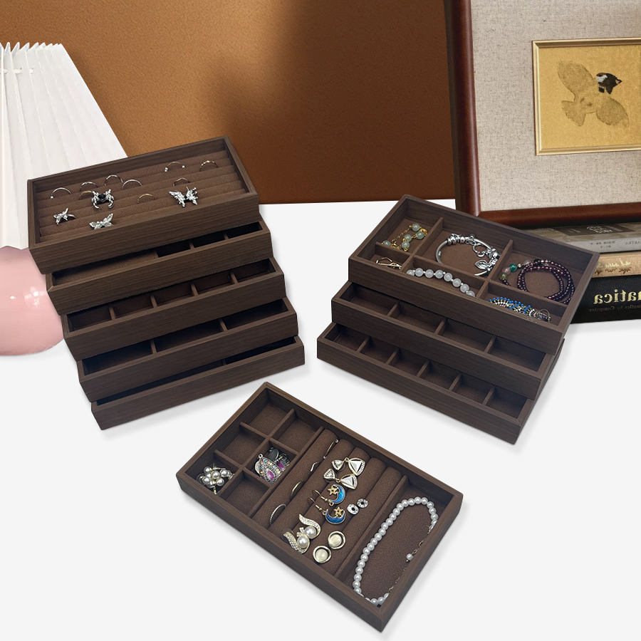 1 unidad, caja de joyería con  - Wood Ring Blank reseña y precio