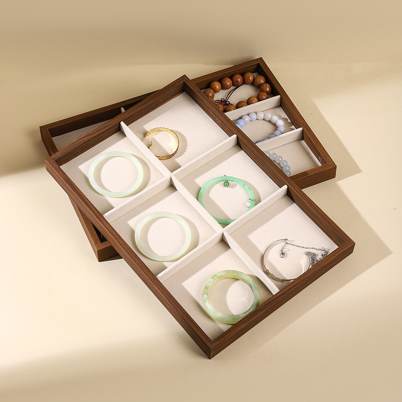 Bandeja para presentación de j - Wood Ring Blank reseña y precio