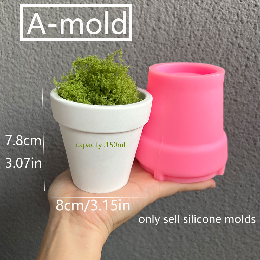 Molde de silicona para maceta  - Coaster Mold Round reseña y precio
