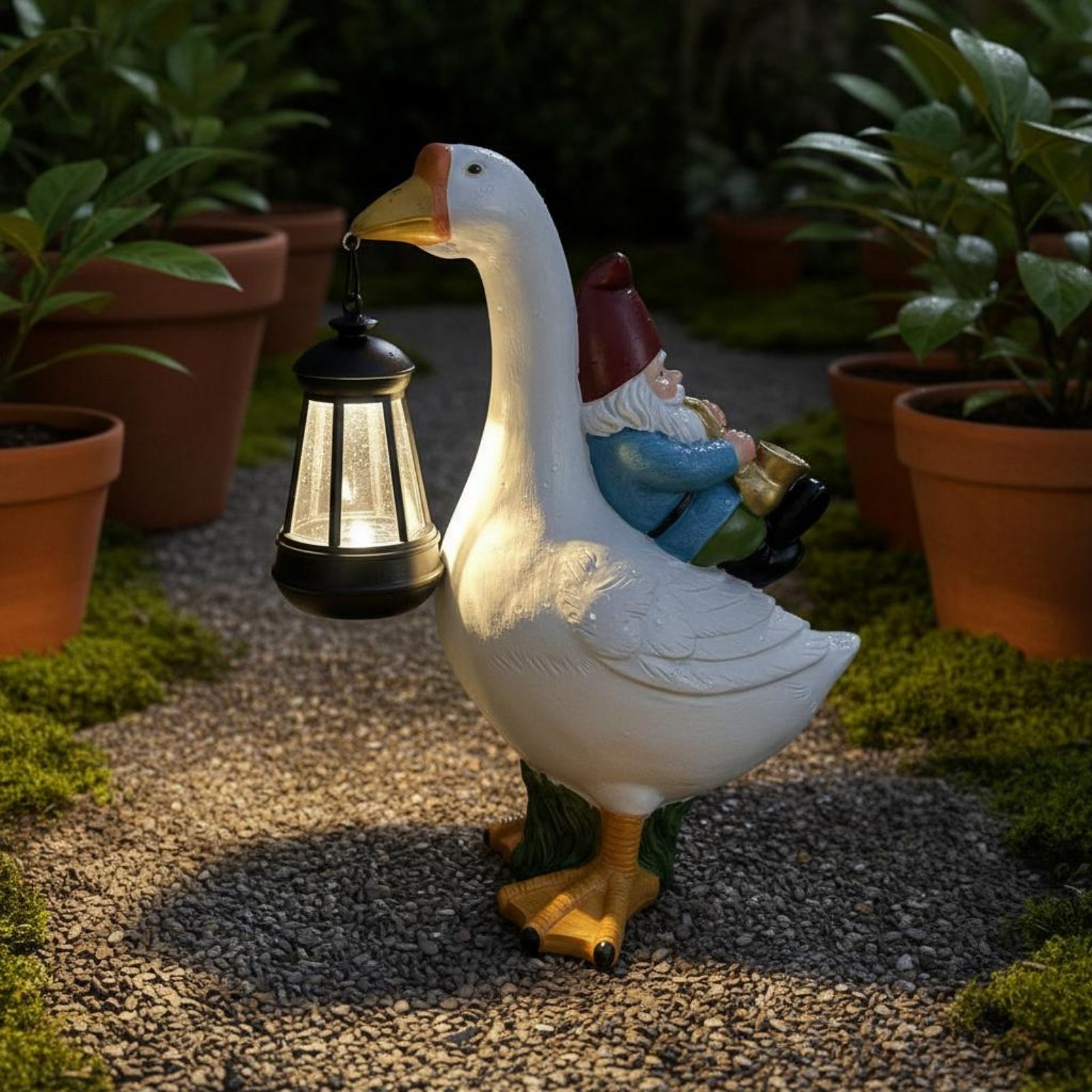 Estatua de Gnomo Montado en un - Crafting Resin reseña y precio