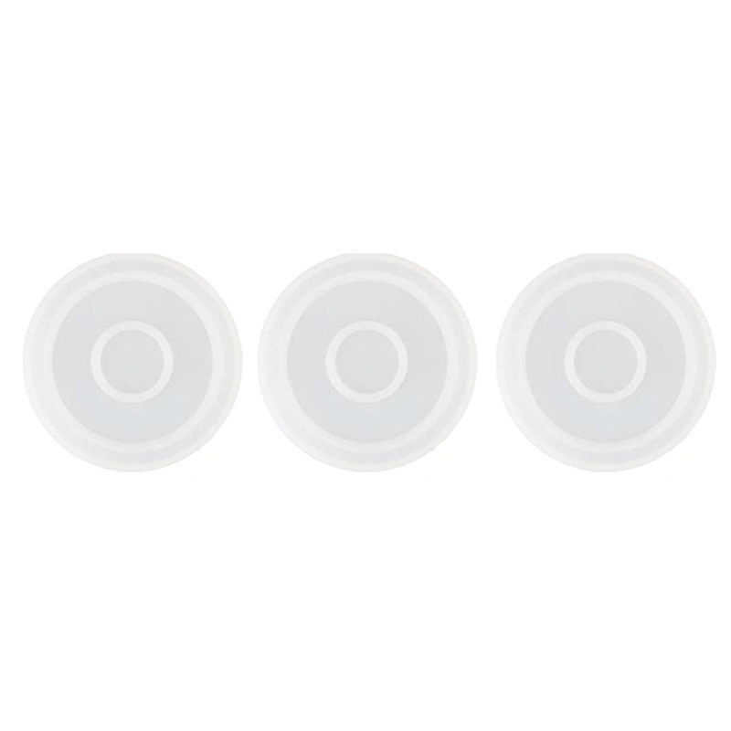 Paquete de 3 moldes grandes de - Coaster Mold Round reseña y precio