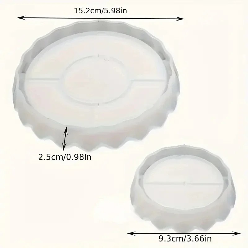 Maravillosos Moldes de Silicon - Coaster Mold Round reseña y precio