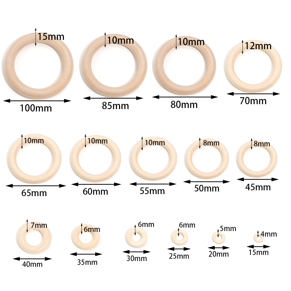 2-10 unidades/lote de anillos  - Wood Ring Blank reseña y precio